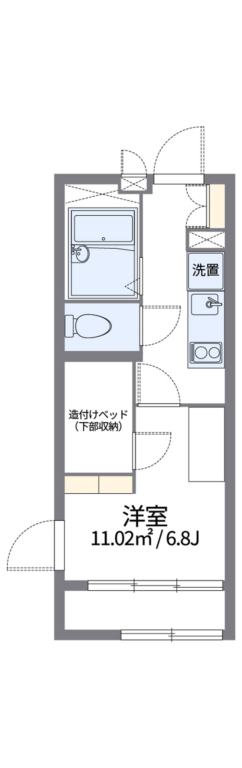 レオパレスＣｏｓｍｏｓ 間取図