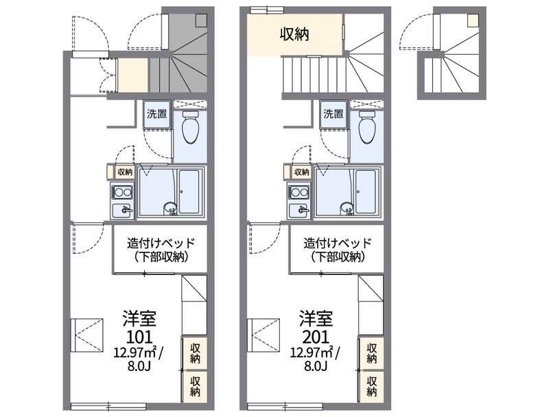 レオパレスエルステル 間取図