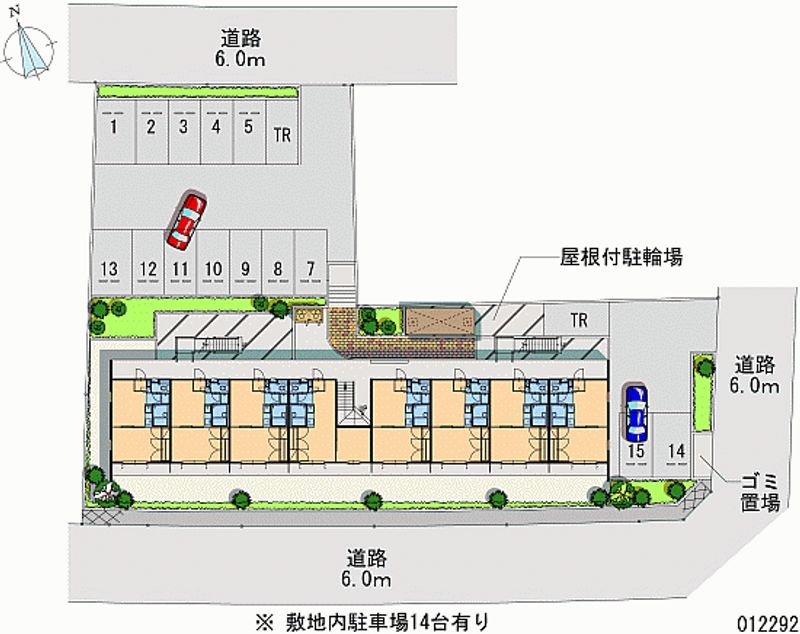 レオパレスグリーンハイツＡ 月極駐車場