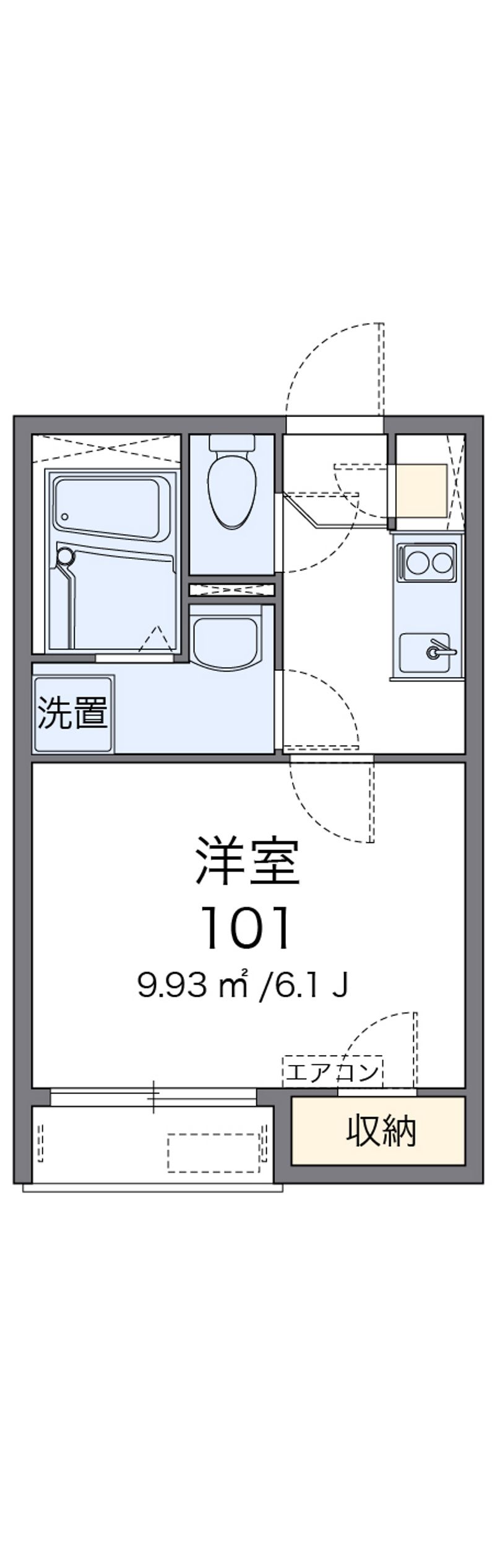 レオネクストメゾンドカレン 間取図