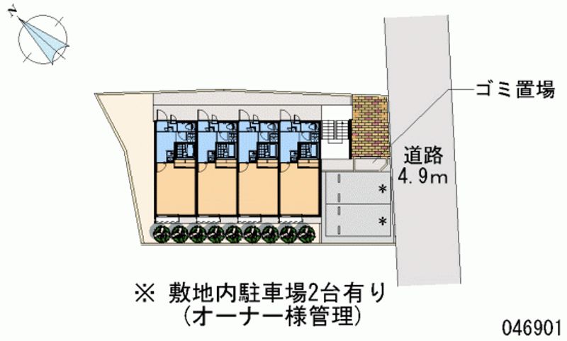レオパレスジークス 区画図