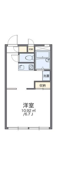 レオパレス田川 間取り図