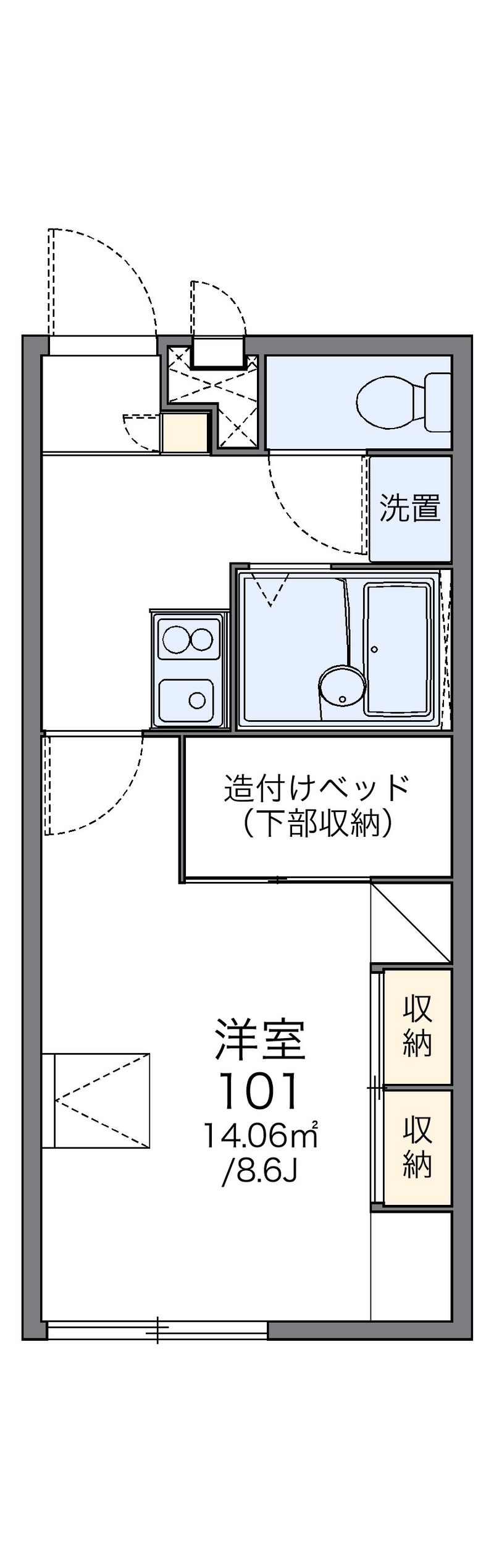 レオパレスＫＡＲＯ 間取図
