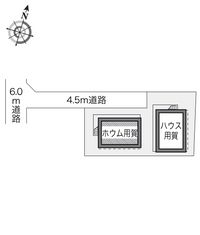 レオパレスホウム用賀 配置図