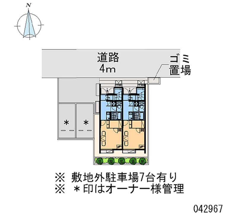 レオネクストレプロットⅢ 区画図