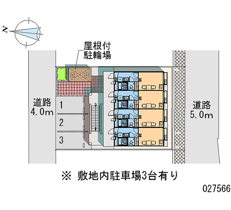 レオパレス春日 月極駐車場