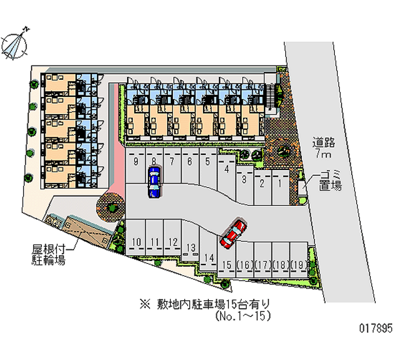 17895 bãi đậu xe hàng tháng