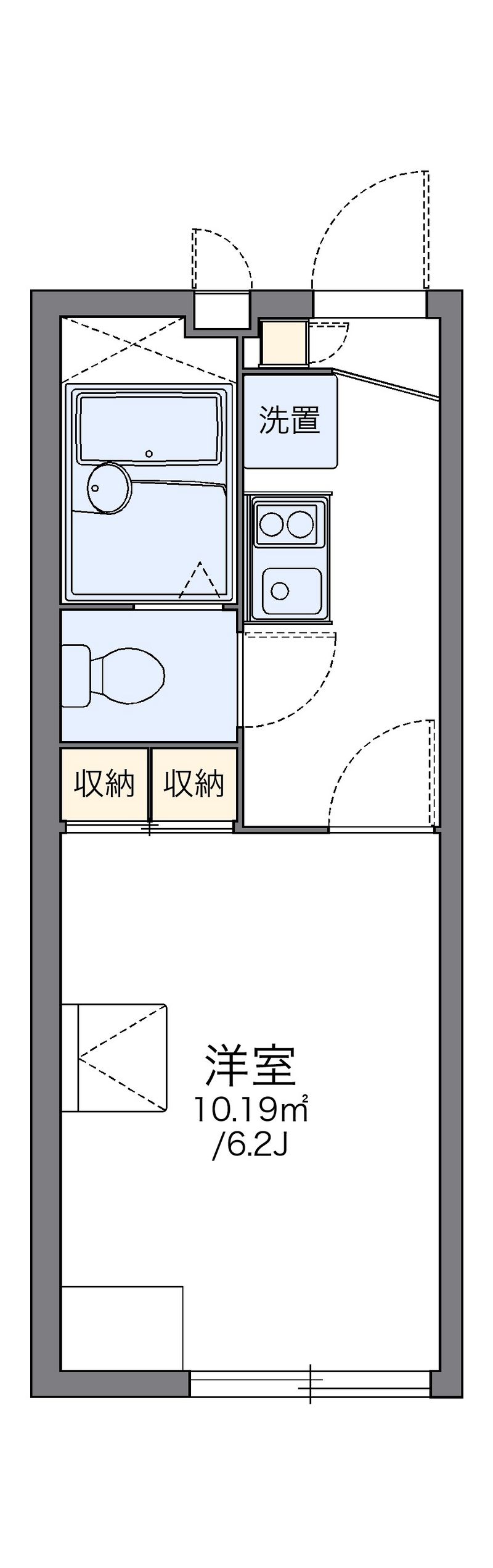 レオパレス東名沼津 間取図