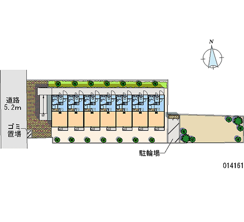 レオパレス清水 区画図