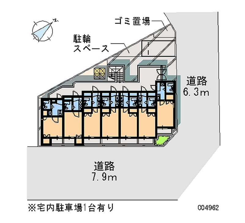 レオパレスＲＸ豊田梅坪 区画図