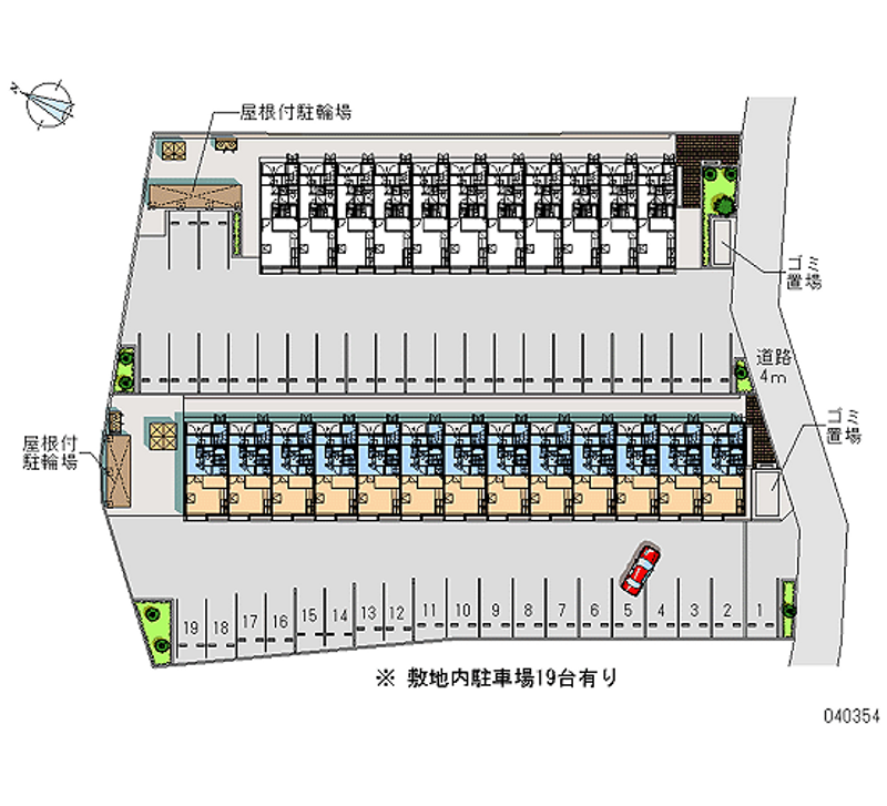 40354 Monthly parking lot