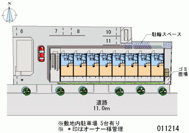 レオパレス喜連 月極駐車場