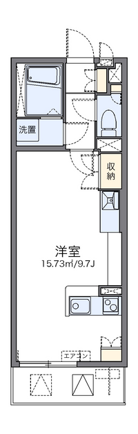 レオネクストアカツキウエスト 間取り図