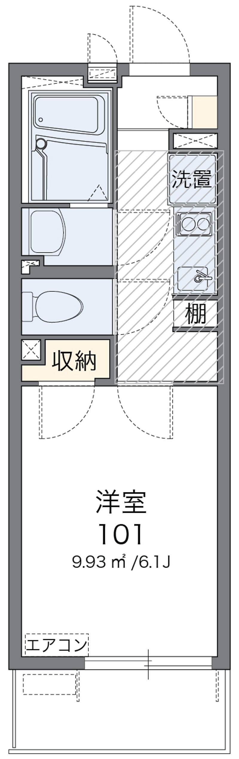 レオネクスト北斗Ⅳ 間取図
