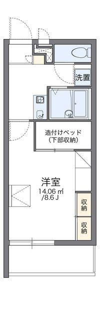 レオパレス朝日 間取り図