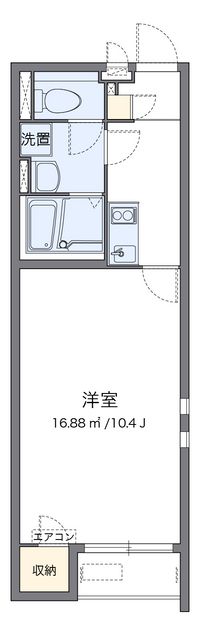 クレイノ巌根Ⅱ 間取り図