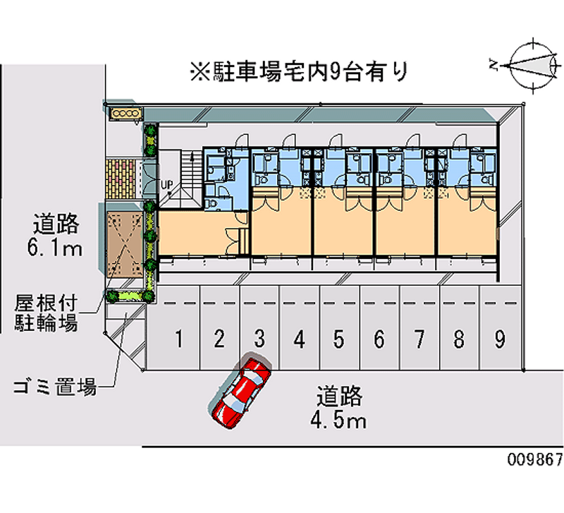 レオパレスＰＡＮＴＨＥＯＮ 月極駐車場