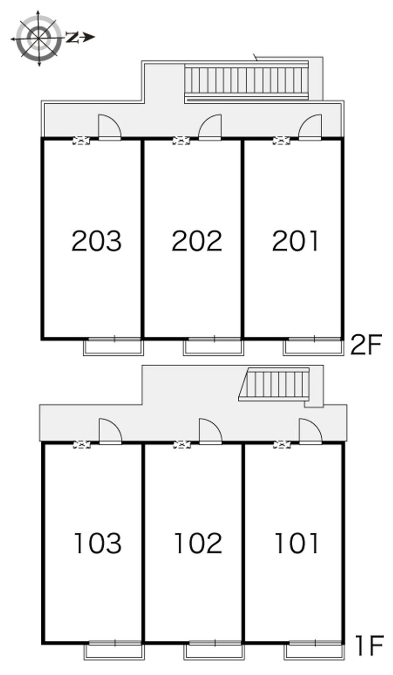 レオパレスミレニアム 間取り配置図