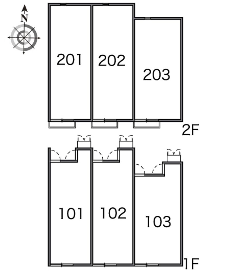 レオネクスト新百合２ 間取り配置図