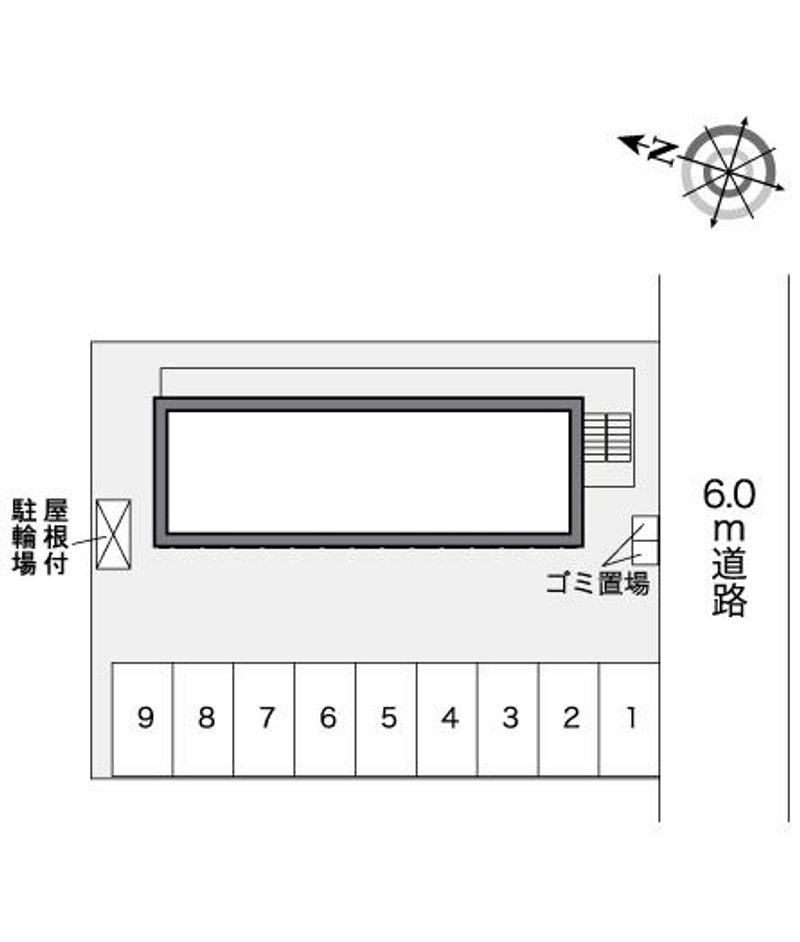 レオパレスグランシャリオ 駐車場