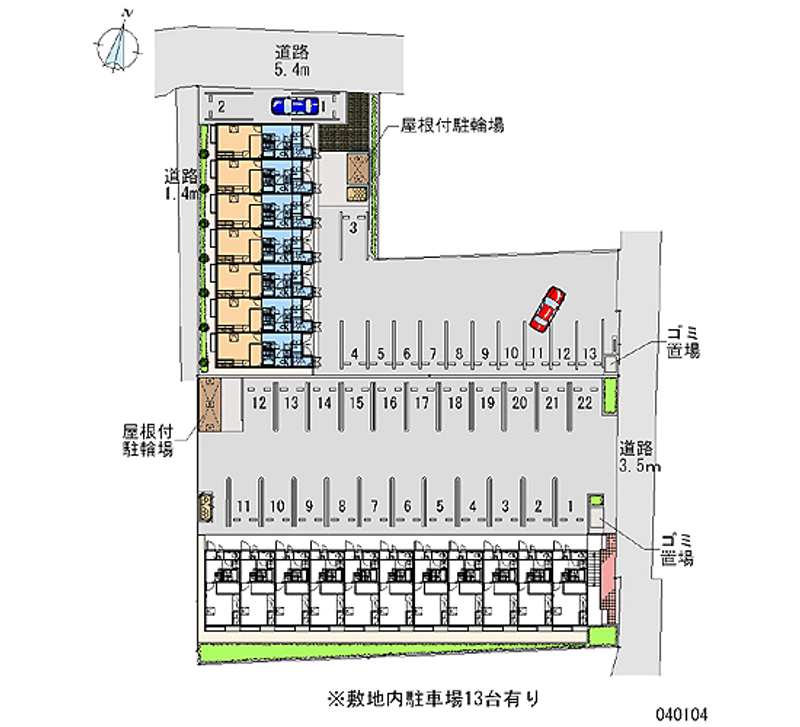 40104 Monthly parking lot