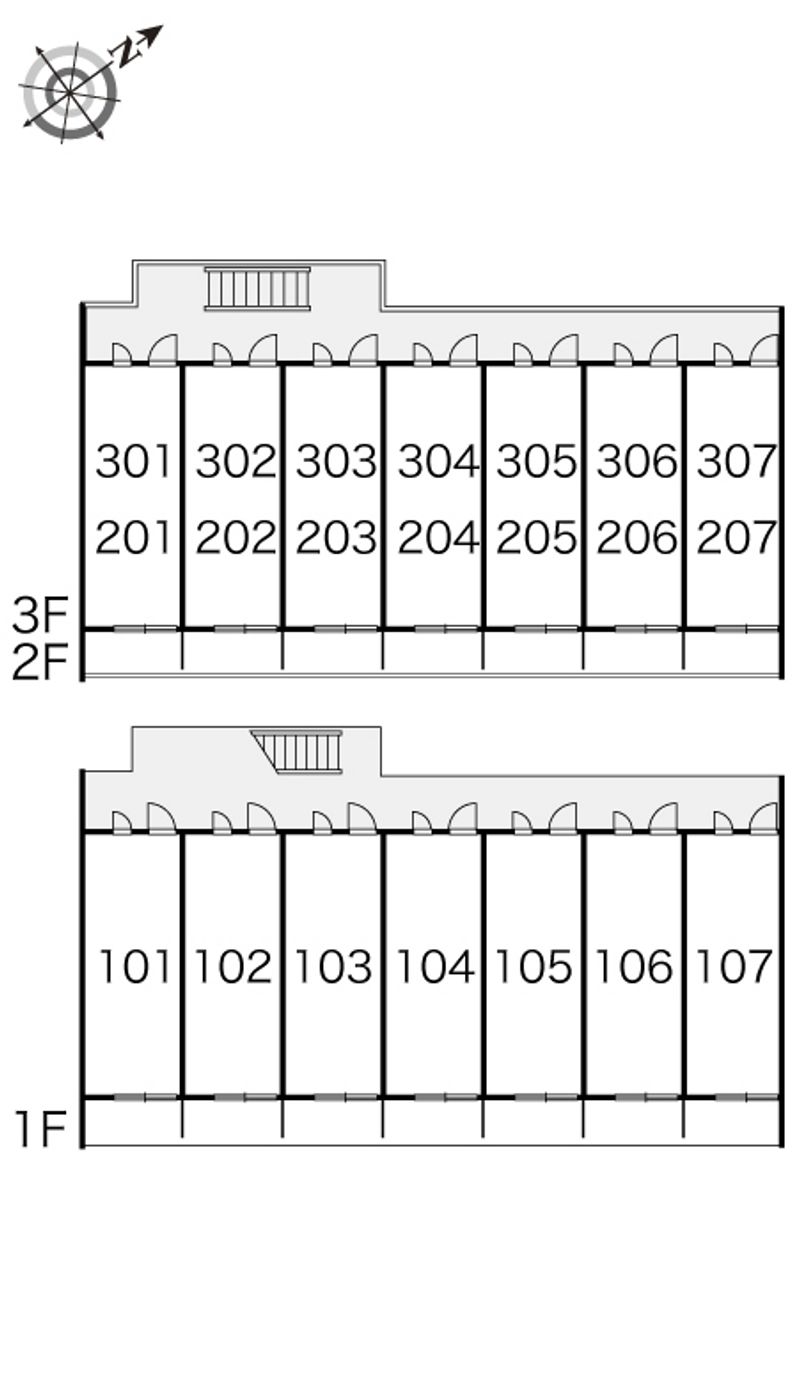 レオパレス戸塚踊場 間取り配置図