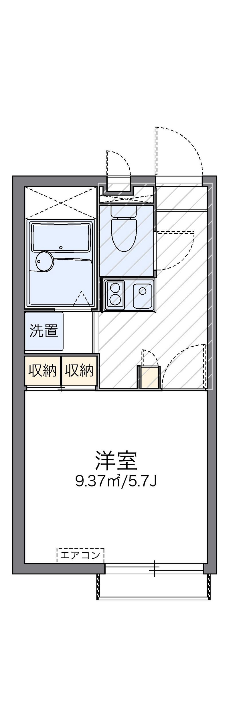 leopalace Rokujyo 户型图