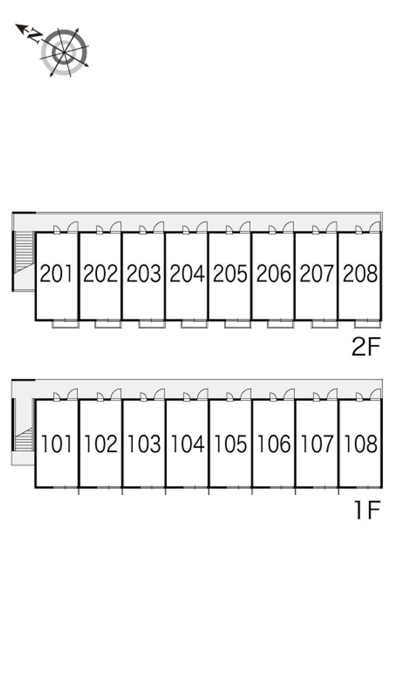 レオパレスコンプリートＹ 間取り配置図