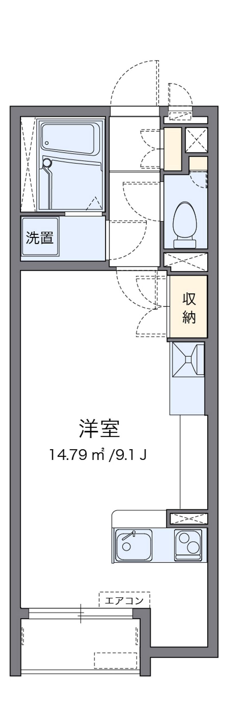 ミランダＧＳ３ 間取図