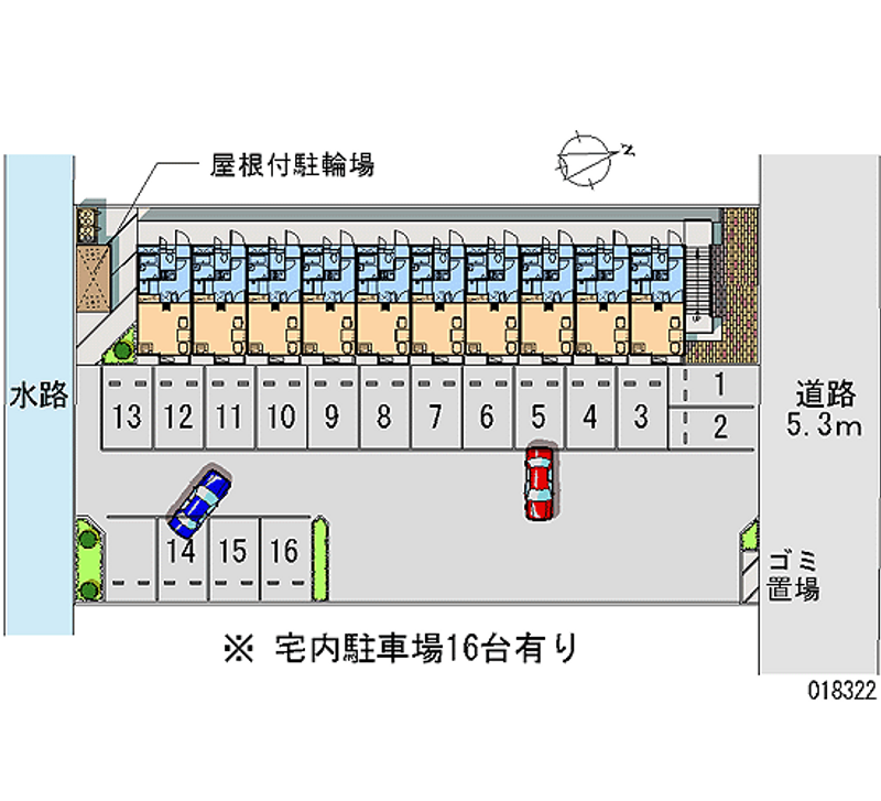 レオパレスエクセディオール 月極駐車場