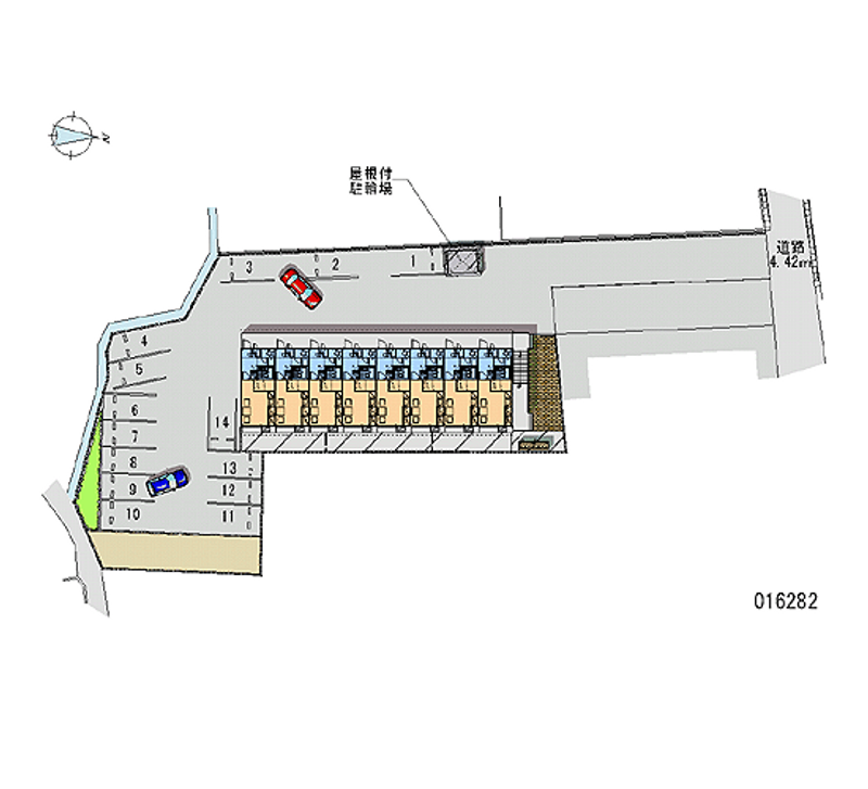 16282 Monthly parking lot