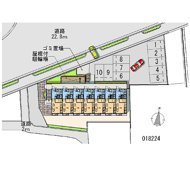 レオパレス瀬戸 月極駐車場