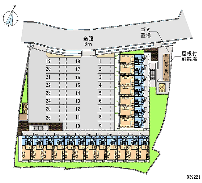 39221 Monthly parking lot