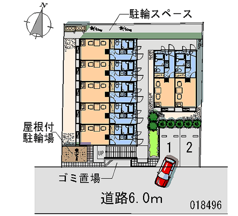 レオパレスメゾン桜台 区画図