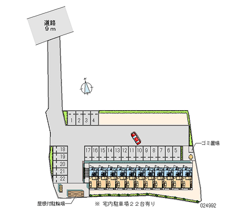 レオパレスＯａｋｓ 月極駐車場