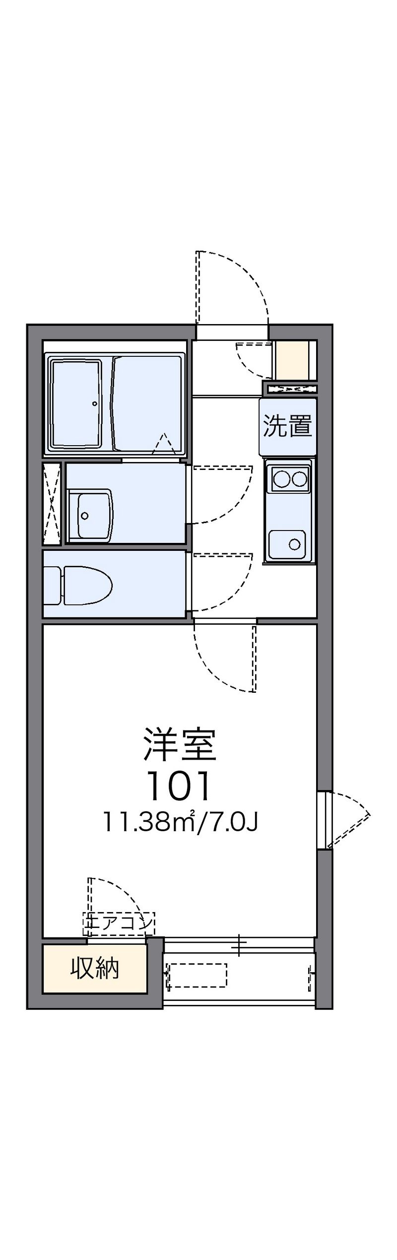 レオネクスト山手 間取図