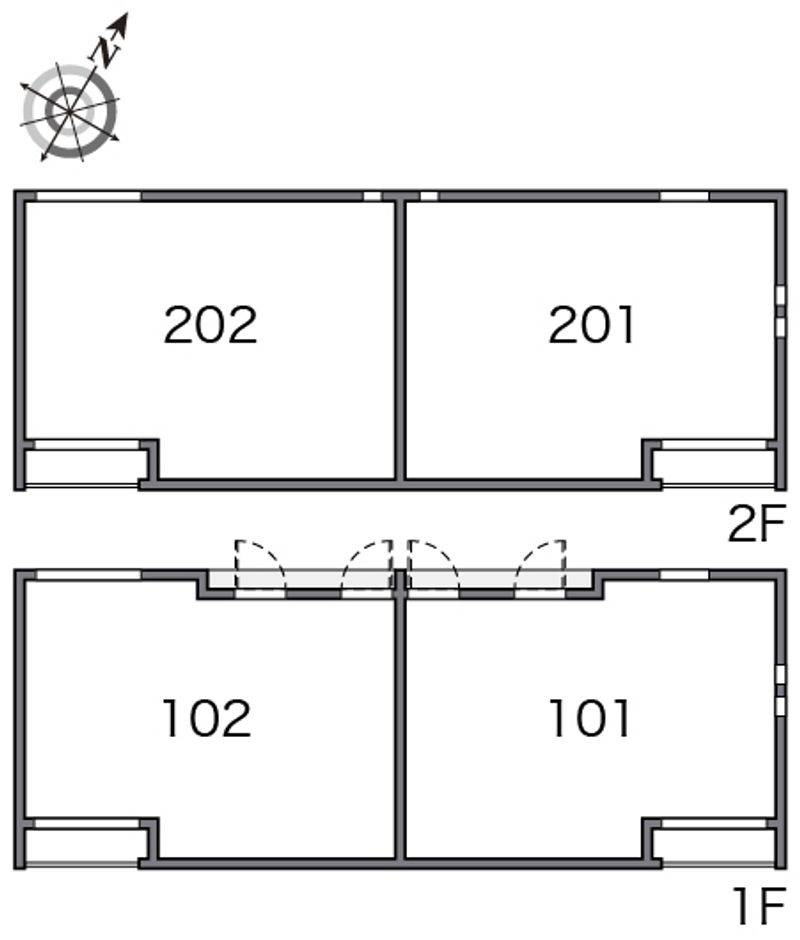 クレイノＭＫハイツ 間取り配置図