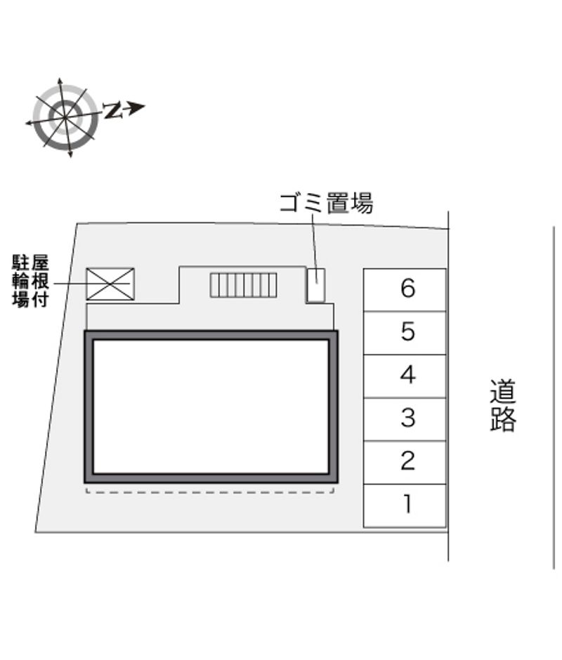 レオパレスすみれⅠ 配置図