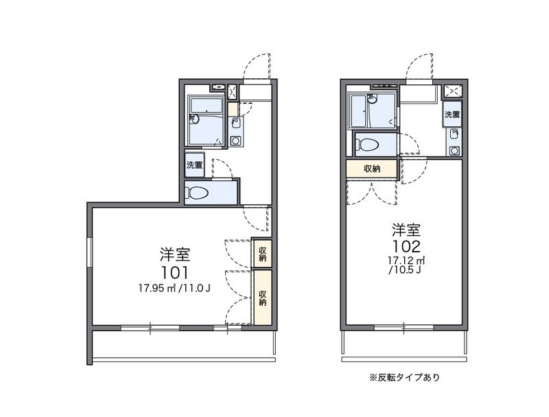 レオパレス堀内 間取図