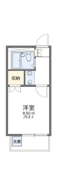 レオパレス白山第４ 間取り図