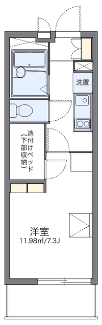 レオパレスＭＩＮＡＩ 間取り図