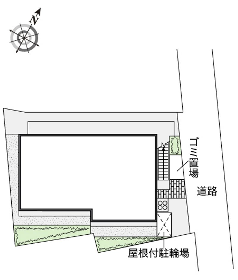 レオパレスオリジン　アール 配置図