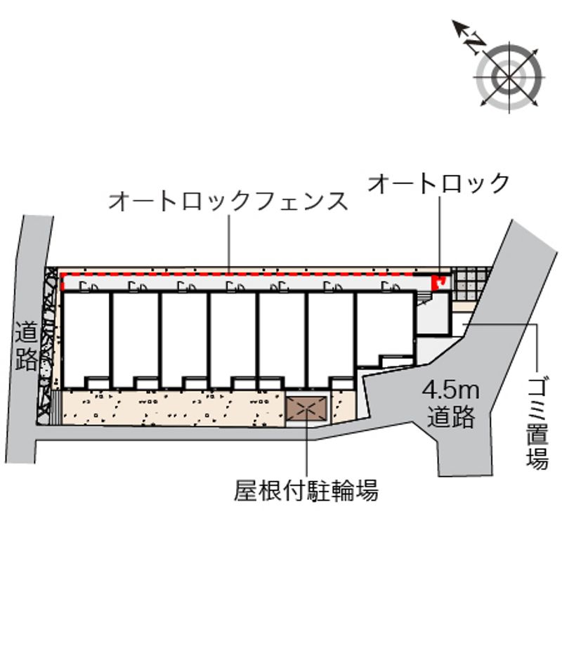 レオネクストフローラ片倉 配置図