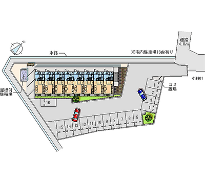 18201 Monthly parking lot