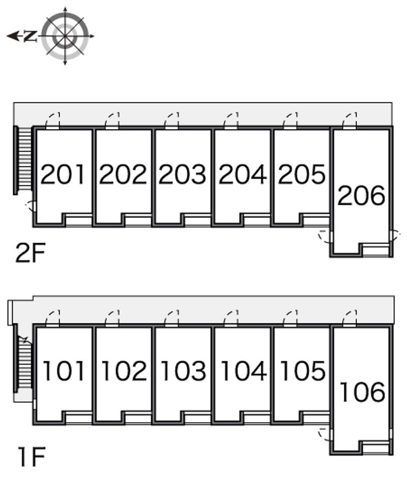 レオネクスト錦秋Ⅲ 間取り配置図