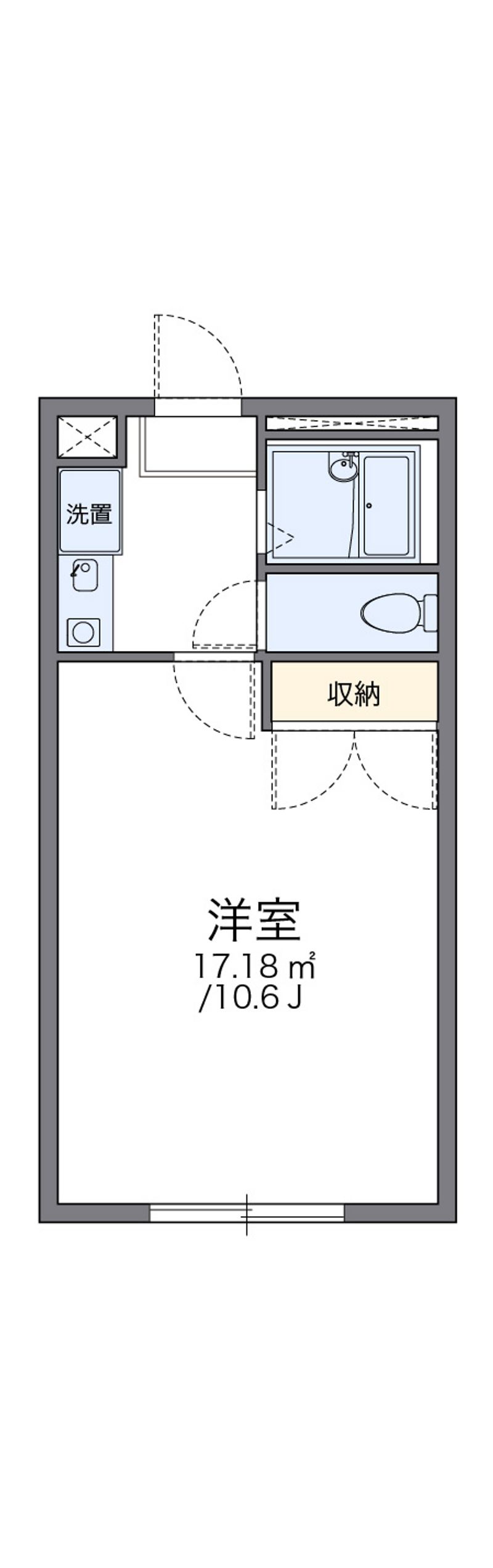 レオパレス若宮 間取図