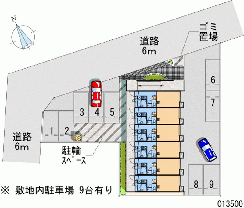 13500 Monthly parking lot