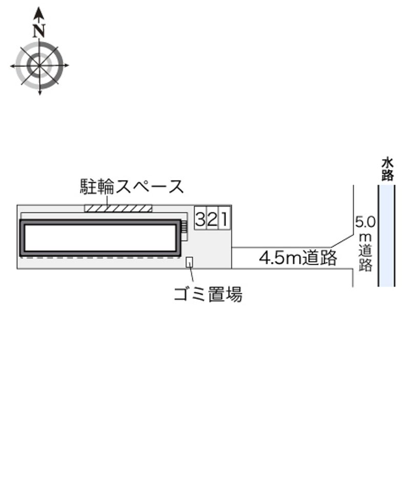 レオパレス上坂部 配置図