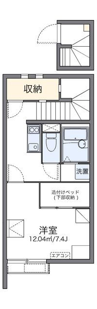 レオネクストサンライズ富岡Ⅲ 間取り図