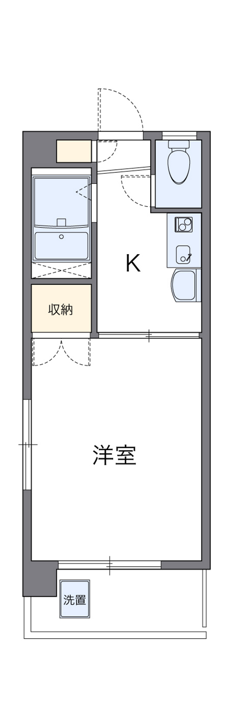 レオパレスエステート千舟 間取り